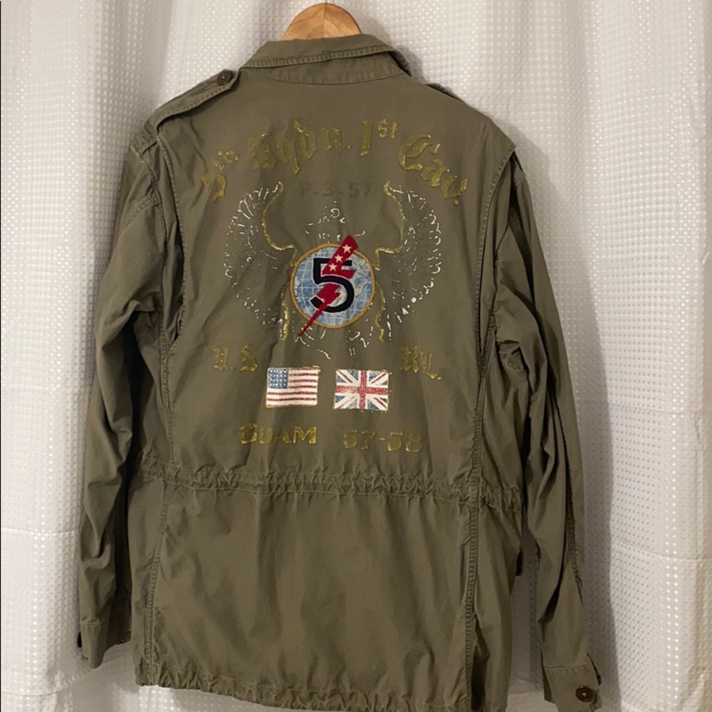 Polo Ralph Lauren Olive Military Combat jacket